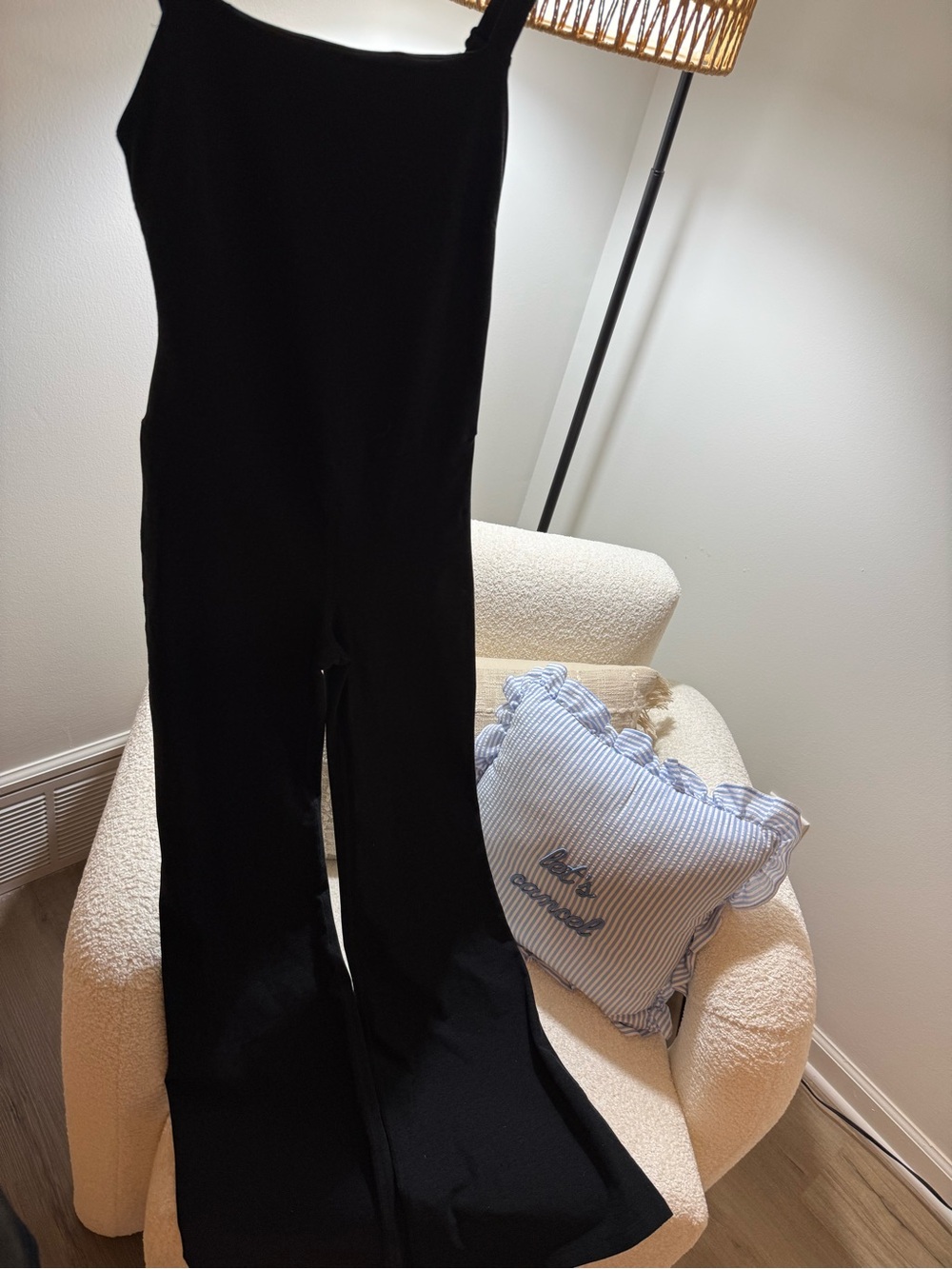 Beyond yoga black Women's Wide-Leg Jumpsuit XS